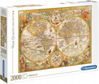 Puzzle Clementoni High Quality Collection Starożytna mapa świata 2000 elementów (8005125325573)