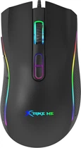 Мышь XTRIKE ME GM-314BK USB RGB Black