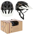 Kask Nils Extreme MTW208 L 55 - 61 cm Czarno-biały (5907695500851) - obraz 13