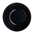 Тарелка Luminarc обеденная стеклокерамическая Zelie Black 250мм черная V7145