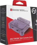 Док станція HYPERKIN RetroN S64 Console Dock Purple (0810007710495) - зображення 2