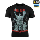 Футболка M-Tac Freedom Black Розмір S - зображення 1