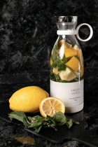 Портативный блендер Fresh juice – переносной фитнес-блендер, бутылка для смузи, 350 мл, 50 Вт, белый