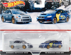 Набір Hot Wheels Premium Car Culture 2-Pack Subaru Impreza WRX & 16 Subaru Impreza STI 1/64 Diecast Car (0194735102457) - зображення 4