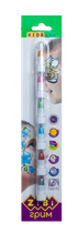 Олівці косметичні 6кол. ZiBi KIDS Line 6572 Металік Позитив, /ZB.6572/
