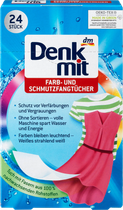 Салфетки для стирки цветного белья Denkmit Farb & Schmutzfangtücher 24 шт