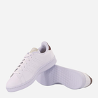 Tenisówki męskie z eko skóry adidas Advantage GW5536 40 Biały/Bordowy (4065419375343) - obraz 4