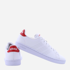 Tenisówki męskie z eko skóry adidas Advantage HR0235 41.5 Biały/Czerwony (4066746167113) - obraz 3