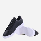 Tenisówki męskie z eko skóry adidas Advantage ID9630 41.5 Czarny/Biały (4066755704583) - obraz 4