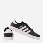 Tenisówki męskie skórzane adidas Breaknet FX8708 44.5 Czarny/Biały (4062063462597) - obraz 3