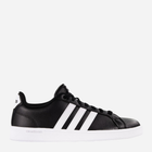 Sneakersy męskie skórzane adidas CF Advantage B74264 42.5 Czarny/Biały (4057289053384)