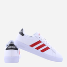 Tenisówki męskie z eko skóry adidas Grand Court 2.0 FZ6363 40 Biały/Czerwony (4066746629871) - obraz 3