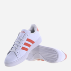 Tenisówki męskie z eko skóry adidas Grand Court 2.0 ID2948 42 Biały/Pomarańczowy (4066764253485) - obraz 4