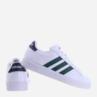 Tenisówki męskie z eko skóry adidas Grand Court 2.0 ID4465 42 Biały/Ciemnozielony (4066755581306) - obraz 3