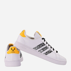 Tenisówki męskie z eko skóry adidas Grand Court Beyond GW8816 47.5 Biały/Żółty (4065418296915) - obraz 3