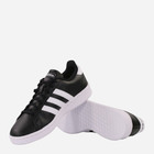 Tenisówki męskie z eko skóry adidas Grand Court F36393 42.5 Czarny/Biały (4059808084763) - obraz 4