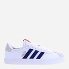 Tenisówki męskie z eko skóry adidas VL Court 3.0 ID6287 43.5 Biały/Ciemnoniebieski (4067886695207) - obraz 1