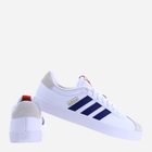 Tenisówki męskie z eko skóry adidas VL Court 3.0 ID6287 42 Biały/Ciemnoniebieski (4067886695184) - obraz 3