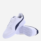 Чоловічі кеди низькі Puma Shuffle 309668-24 42.5 Білий/Темно-синій (4065452569150) - зображення 4