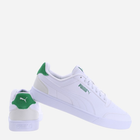 Tenisówki męskie z eko skóry Puma Shuffle 309668-25 43 Biały/Zielony (4065452842536) - obraz 3