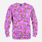 Bluza bez kaptura męska Mr. Gugu & Miss Go Pink Rubber Duck S-Pc2187 L Różowa (5903845203627)