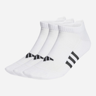 Zestaw damskich skarpet krótkich 3 pary Adidas HT3440 Performance Light Low Socks 3P M Białe (4066751849066)