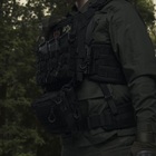 Сумка-напашник PRO 1-го Ukrarmor класу захисту. Розмір L (16х28 см). Матеріал Cordura 500D. Чорний - зображення 8