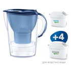 Фильтр-кувшин для жесткой воды Brita Marella 2,4 л Синий с картриджами Maxtra Pro 1 шт + Maxtra Pro Hard Water 4 шт