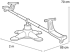 Гойдалка Feber 2 in 1 Twister See Saw (8411845003170) - зображення 7