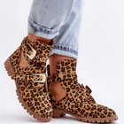 Botki damskie wysokie Rock Girl 41 Leopardowe (5905677015386) - obraz 3