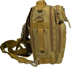 Тактическая сумка через плечо Tribe Sling Pack 6.5 л Койот (T-IE-0003-coyote) - изображение 3