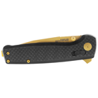 Ніж складаний SOG Terminus XR LTE Carbon/Gold чорний/золотий - зображення 3