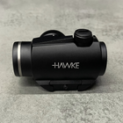 Коліматорний приціл Hawke Vantage 1x20 Weaver, колір Чорний, 3МОА, червона крапка, з кріпленням на Пікатінні (12102) - изображение 6