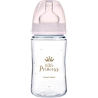 Пляшечка для годування Canpol babies Royal Baby з широким отвором 240 мл Рожева (35/234_pin)
