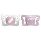 Пустышка Chicco Physioforma Micro силиконовая от 0 до 2 месяцев Для девочек 2 шт (75126.11)