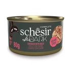 Вологий корм Schesir After Dark Chicken Beef Банка 80 г