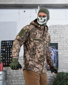 Тактична демісезонна куртка SoftShell 2XL піксель (88489) - зображення 2