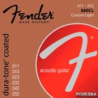 Струни для акустичних гітар Fender 880CL 80/20 Coated (11-52) (073-0880-003)