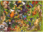 Puzzle XXL Ravensburger Las tropikalny 49 x 36 cm 200 elementów (4005556133512) - obraz 2