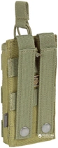 Подсумок открытый для одного магазина АК / М16 P1G-Tac MOLLE Rifle Mag Bunji Pouch RMBP-1 P120002-1OD Оливковый (2000980353347) - изображение 2