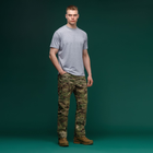 Комплект футболок Basic Ukrarmor Military T-shirt без логотипа. Материал Cottone/Elastane, серый XL - изображение 5