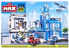 Конструктор Zuru MAX CITY Полиция арт. 83162 870 дет.