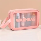 Жіноча косметичка WASHBAG 26х15х10 см Рожевий