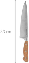 Nóż szefa kuchni Secret de Gourmet Elegancia ze stali nierdzewnej 33 cm (3560234504097) - obraz 2