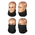 Мультифункціональний головний убір Sturm Mil-Tec Neck Warmer FleeceBlack - зображення 7