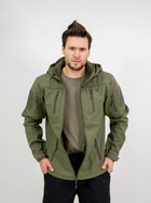 Мужская куртка Eagle Soft Shell JA-01-0 с флисом Olive Green S - изображение 9