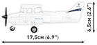 Конструктор Cobi Cessna 172 Skyhawk 160 деталей (5902251266202) - зображення 4