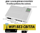 (ИБП) UPS для Роутера DC1018P - 12V/ 9V/ 5V 10400 mAh 18W белый (ИБП устройств постоянного тока DC)