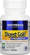 Пробиотики Enzymedica Digest Gold + Probiotics пищеварительные ферменты 45 капсул (670480291108)