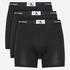 Zestaw majtek męskich typu bokserki bawełnianych Calvin Klein Underwear 000NB3529A-UB1 XL 3 szt Czarny (8720107562592)